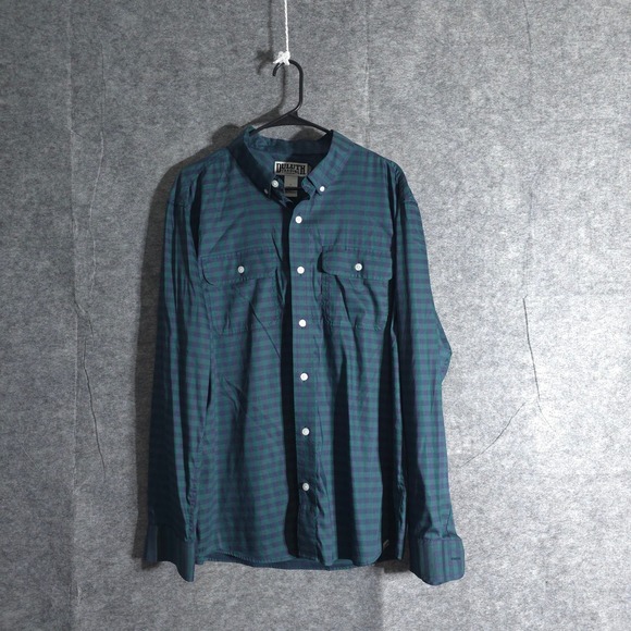 Duluth Trading Co. Other - Duluth Trading Co. Plaid Button Down Shirt Men Untucked Length L Standard Nylon
